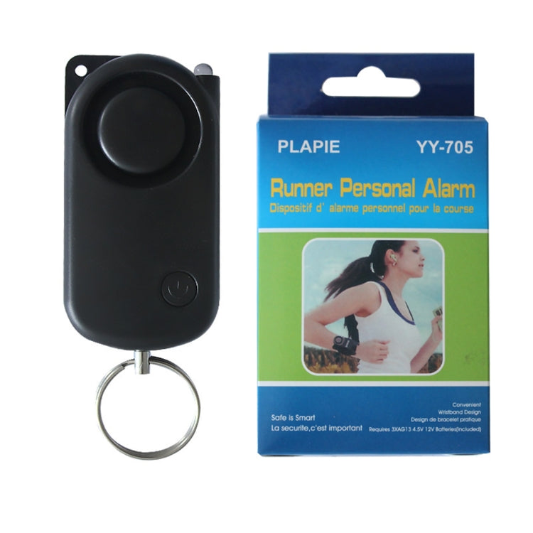 PLAPIE YY-705 120dB Outdoor Sports Runner Personal Alarm, Black+Conventional Wristband, White+Conventional Wristband, Electric Plating+Conventional Wristband PLAPIE YY-705 120dB Outdoor Sports Runner Personal Alarm, Black+Conventional Wristband, White+Conventional Wristband, Electric Plating+Conventional Wristband